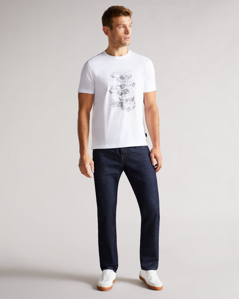 <P>Ss Car Graphic Printed T-Shirt</P>